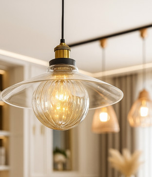 삿갓 유리 1등 펜던트조명 P/D