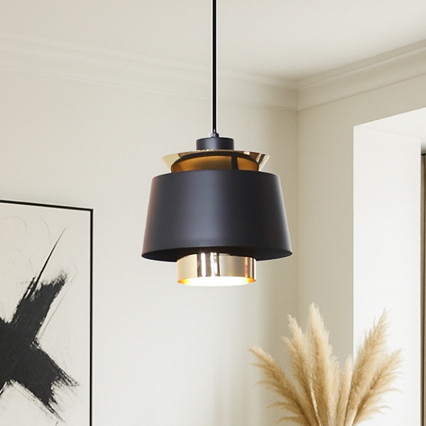 6752-1D 1등 펜던트조명 P/D 블랙+골드