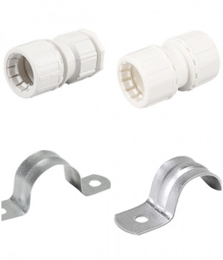 CD파이프 주름관 콘넥타 카프링 새들 부속 모음